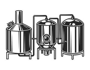 Vintage brewing machine concept
