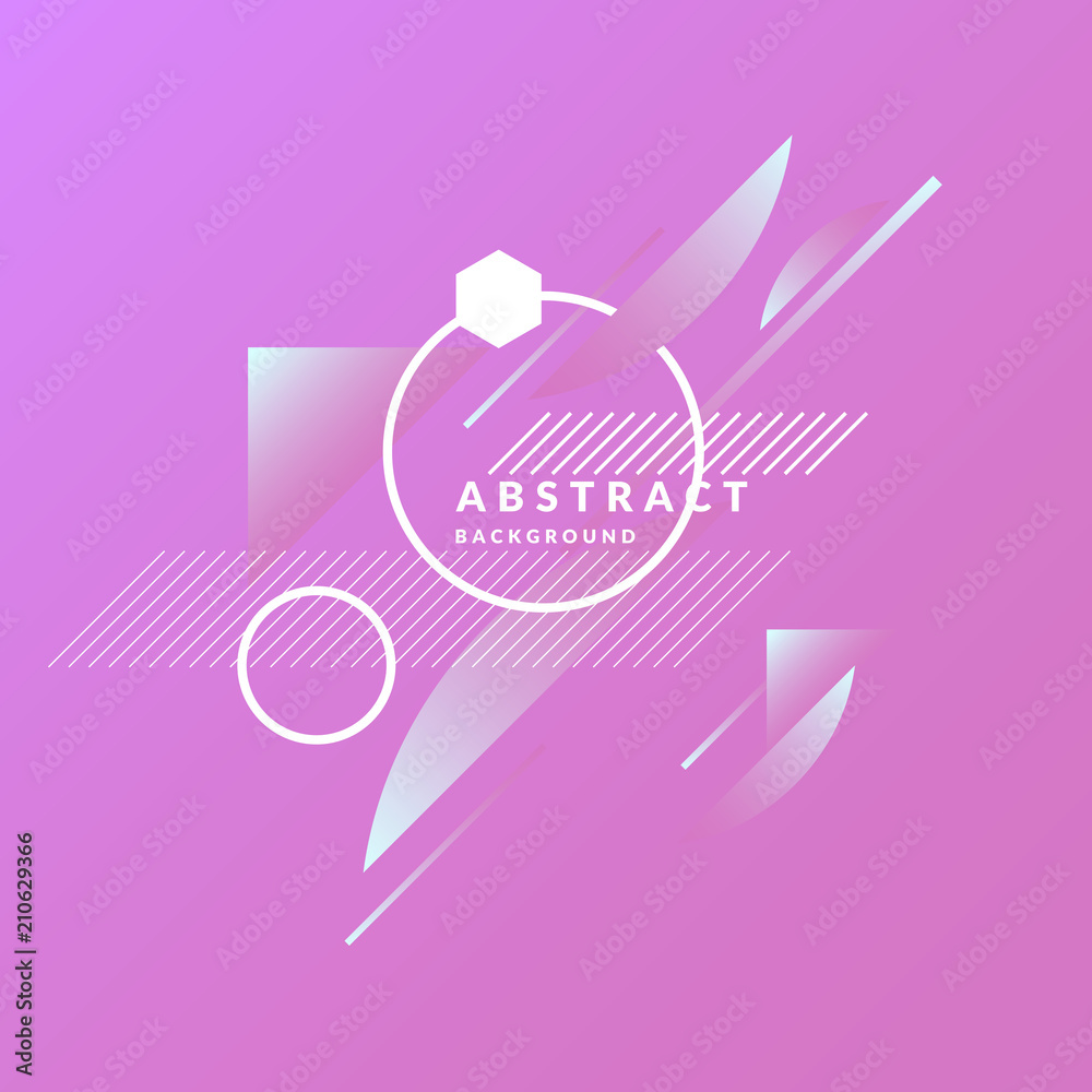 Poster abstract geometric background with triangles in a flat, minimalistic style.