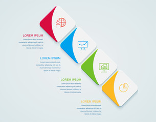 World map infographic template business design presentation template.