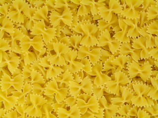 Farfalle pasta texture