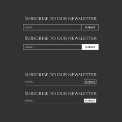 Subscribe to our newsletter form