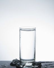 glass of water splash