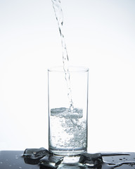 glass of water splash