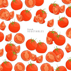 fresh tomatoes background
