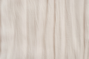 Fototapeta na wymiar white creased textile background texture