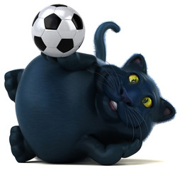 Fun cat - 3D Illustration