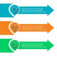 5 steps infographics with arrows for business presentation. Vector infographic template with 5 options, levels, parts, or processes. Workflow layout, flow chart, menu for web design.