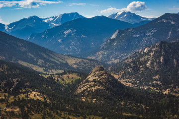Fototapeta premium Estes Park Aerial
