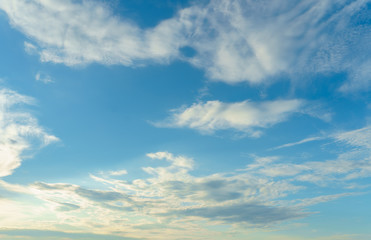 Blue Sky with white clouds for your background.