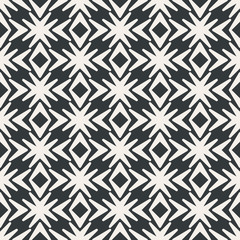 Symbol abstract seamless pattern monochrome or two colors vector