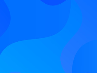 Light blue geometric background with wavy shapes, lines. Vector illustration. Dynamic motion style. Modern minimalist style 