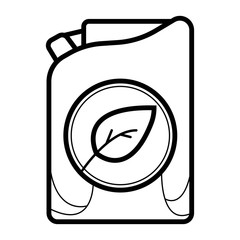 Jerrycan oil vector icon