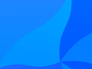 Light blue geometric background with wavy shapes, lines. Vector illustration. Dynamic motion style. Modern minimalist style 