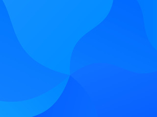 Light blue geometric background with wavy shapes, lines. Vector illustration. Dynamic motion style. Modern minimalist style 