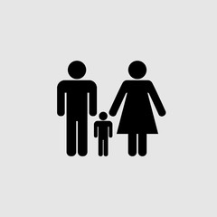 Family icon vector
