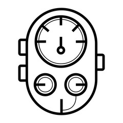 Pressure meter icon