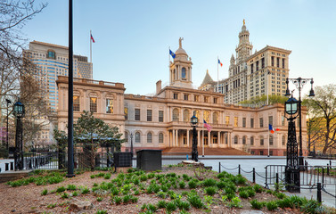Old New York City hall