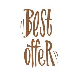 Handdrawn lettering from Organic Market Kit