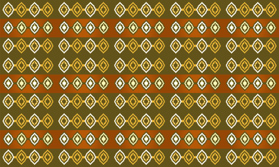 Aztec Chile language pattern. Seamless illustration in boho style. © codexserafinius