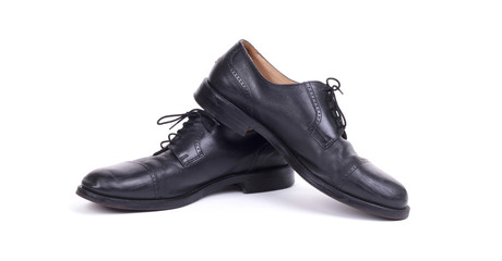 Expensive formal shoes, isolated