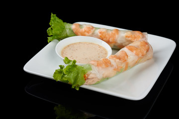Vietnamese Nem cuon spring rolls