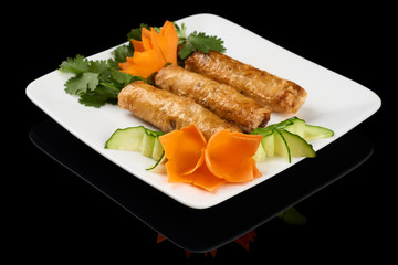 Vietnamese Nem ran crispy rolls