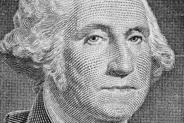Dollar Bill close up Showing George Washington
