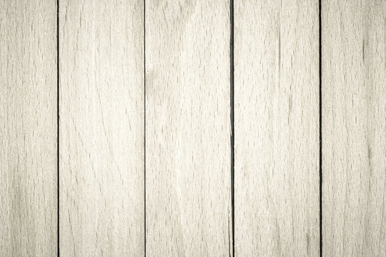Old white wood planks background with vignette