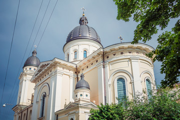 Fototapeta na wymiar Lviv, The Church of the Transfiguration