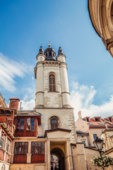Fototapeta premium The Armenian Cathedral of the Assumption of Mary , armenian courtyard