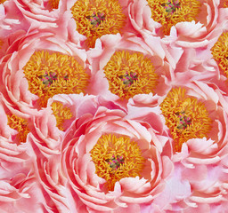 pink floral background