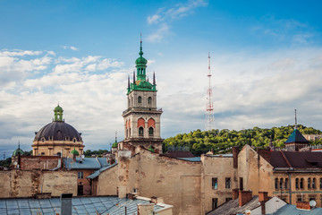 Lviv panoramic view