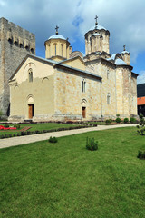 Monastery Manasija near Despotovac in Serbia