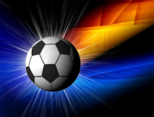 Obraz premium Football illustration for championship