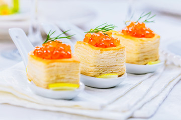  Lachs kavier Gormet häppchen