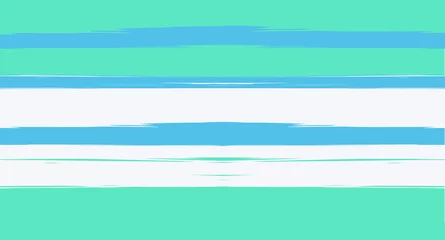 Fototapete Der Raum Muster  Navy Watercolor Horizontal Seamless Sailor Stripes. Geometric Vintage Summer Maritime Texture Prints. Hand Painted Male or Female T-Shirt Autumn Ocean Pattern. Blue Sea Watercolor Sailor Stripes.  © graficanto
