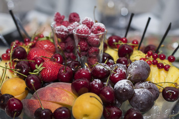 Fruit mix on a plate