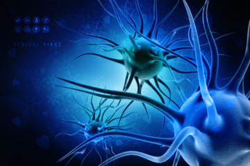 3d render Corona virus microscopic view
