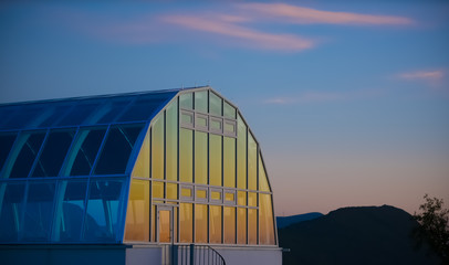 Reflexion im Abendrot