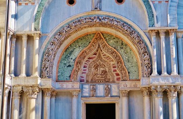 Obraz premium Portal, Markusdom, Venedig