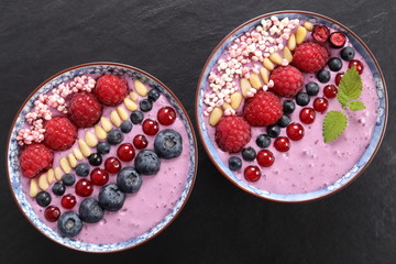 Smoothie bowls.