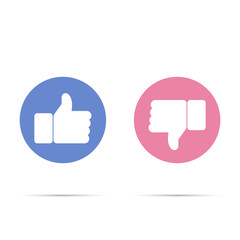 Obraz premium Like and dislike icons