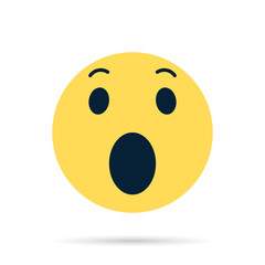 surprised smile face