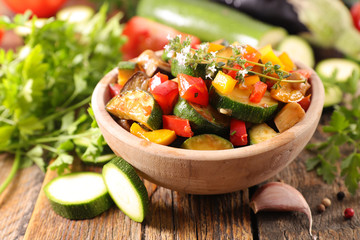 grilled vegetable and thyme