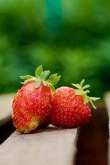 strawberry on a light background