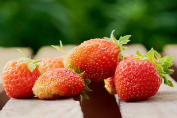 strawberry on a light background