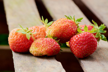 strawberry on a light background