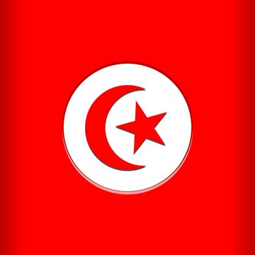 Tunisia Flag Vector illustration