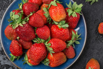 Fresh strawberry. Strawberry background. Healthy food concept. Fresh organic berries
