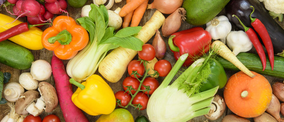 healthy vegetables from market